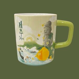 Starbucks Korea Volcanic Island Jeju City Tour Mug